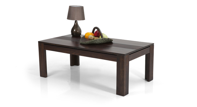 Stripto Coffee Table Without Shelves(Mahogany)